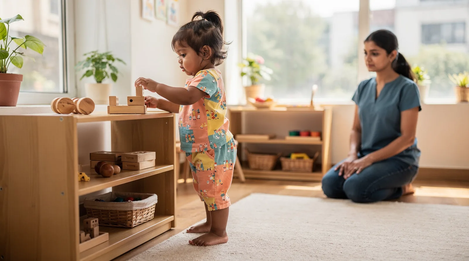 A child-led approach without rigid timetables fosters a stress-free atmosphere that enhances brain development