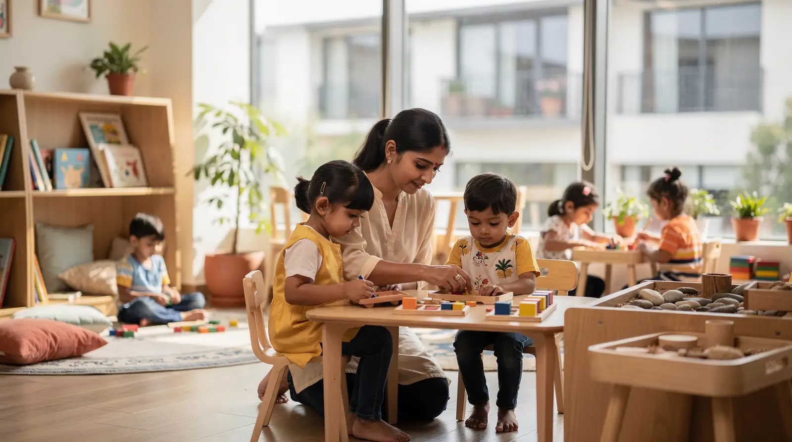 Productive Minds campuses are limited to only 42 children, ensuring an intimate, homely setting