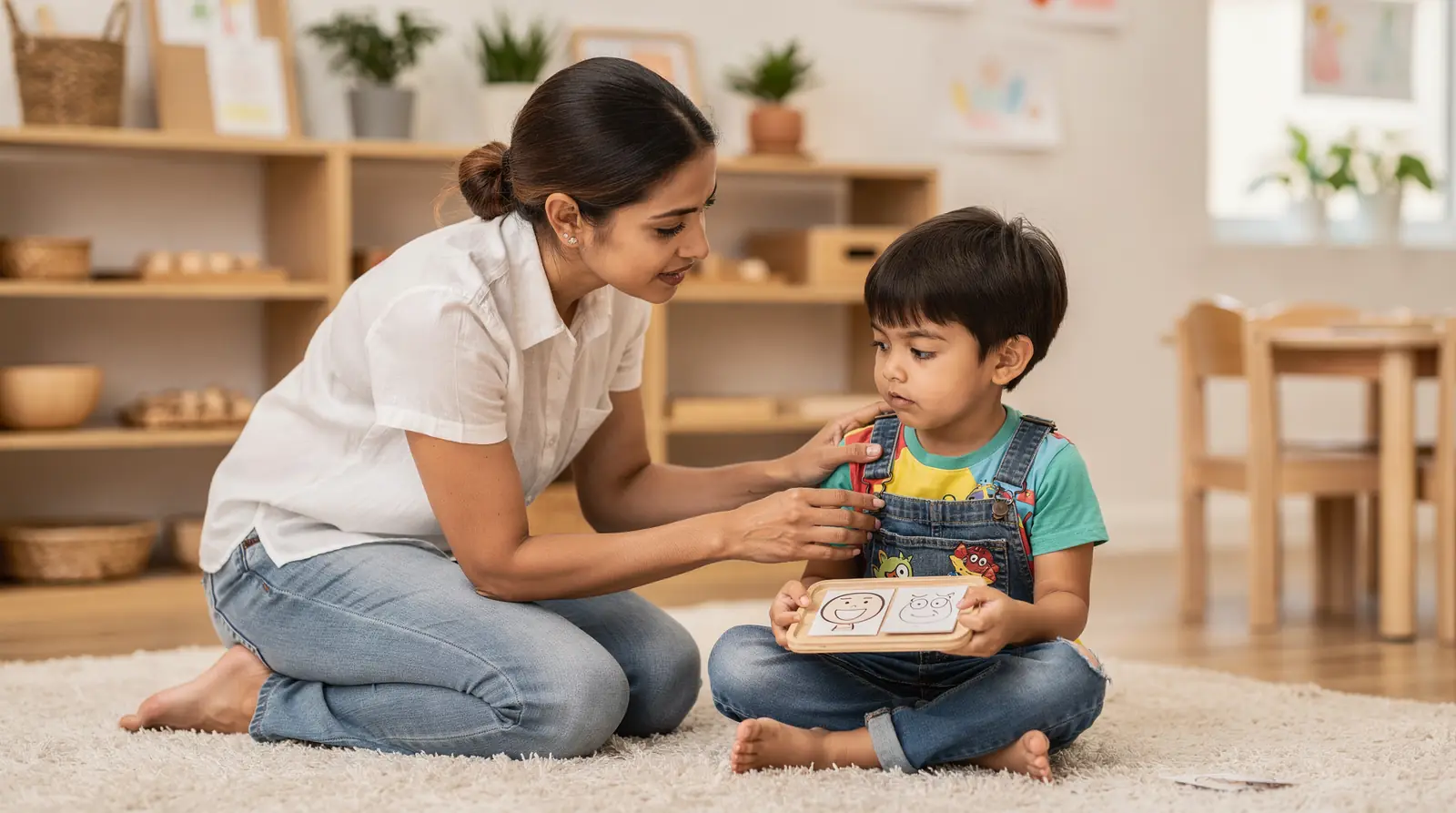 Without rigid timetables, children experience a stress-free atmosphere that enhances brain development and emotional