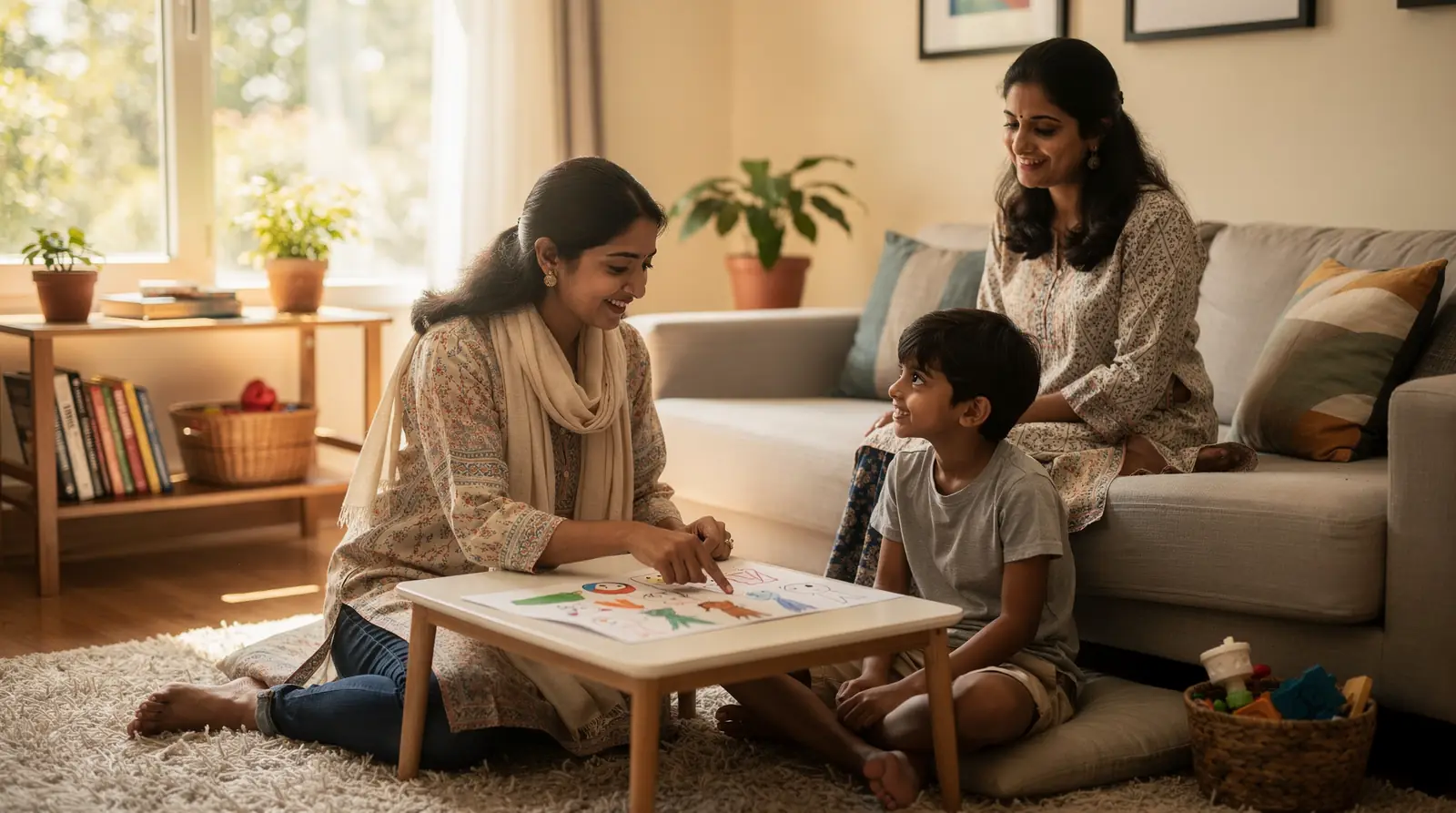 Productive Minds has campuses in Gurgaon with identical home-like buildings and huge grounds, including
