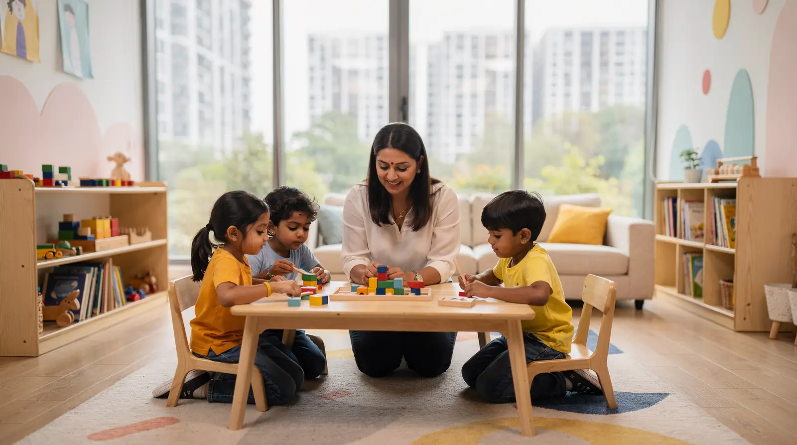 Productive Minds limits enrollment to only 42 children per campus, ensuring personalized attention